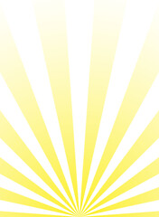 Sunlight vertical abstract background. gold yellow color burst background.