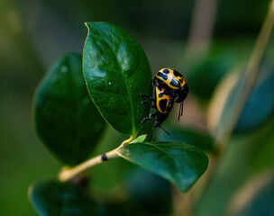 Black and Yellow Beetles