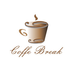 the right hangout place for coffee break cafe, suitable as an icon for your favorite cafe or great business anywhere