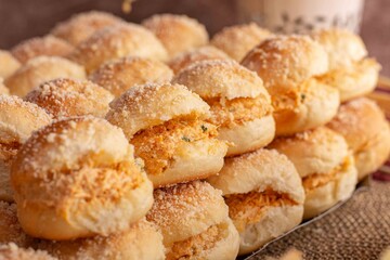 Mini burgers de frango