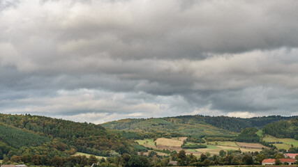 landscape with clouds