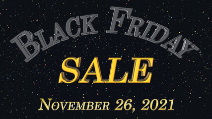 Black Friday sale ad banner