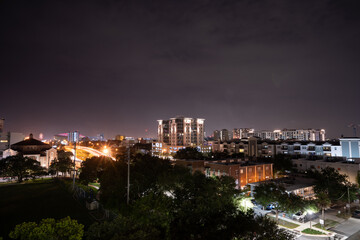 night landscape of  in St Petersburg, Florida
