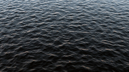Dark ocean water surface. Abstract background. Ocean or sea. High resolution.
