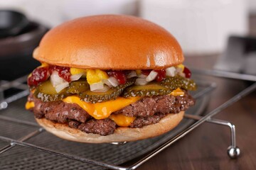 Mc Lanche Feliz Smash Duplo