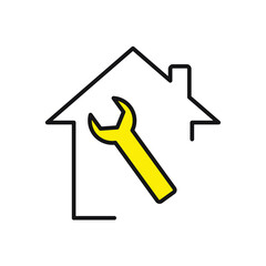 home improvement icons symbol vector elements for infographic web