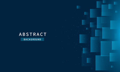 square shape abstract background gradient effect. blue gradient square vector.