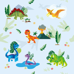 Jungle Origami Dino's © Melissa