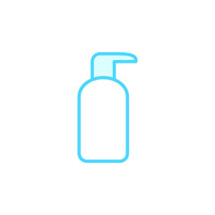 Illustration Vector graphic of shampoo bottle icon. Fit for container, tube, package, shower etc.