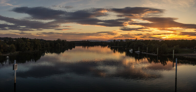 Belleville en Beaujolais - Coucher de soleil 2