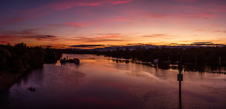 Belleville en Beaujolais - Coucher de soleil 1
