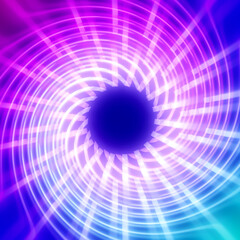 Abstract geometry background with rays of light