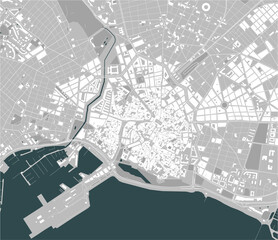 map of the city of Palma, Spain © tish11