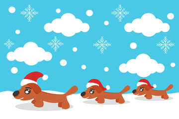 santa claus and reindeer