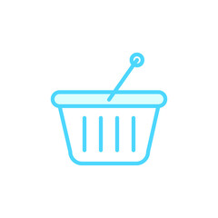 Illustration Vector Graphic of Shopping Basket icon