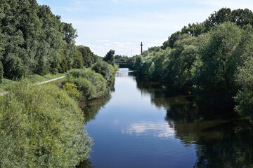 river Leine at Hannover Germany
