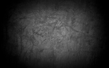 Old wall texture cement dark black gray  background abstract grey color design are light with white gradient background.