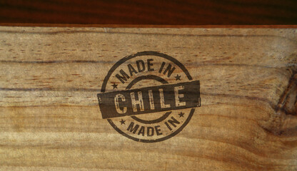 Made in Chile stamp and stamping
