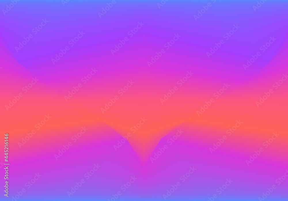 Poster abstract background with vibrant gradient from blue to orange with violet and pink. vivid and fluid 