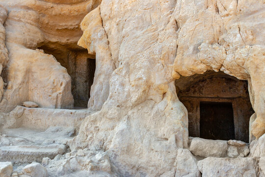 Caves of Matala. Crete, Greece