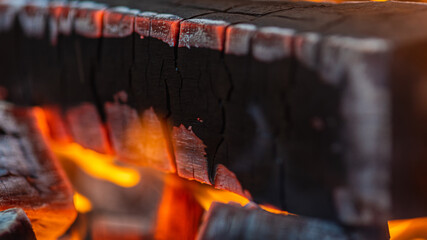 orange, fire, flame, coal, heat, bonfire, campfire, hot, light, steel, smoke, construction, barbecue, fireplace, charcoal, flames, factory, business, burnt, oven, stove, technology, transportation, ar