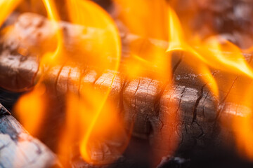 orange, fire, flame, coal, heat, bonfire, campfire, hot, light, steel, smoke, construction, barbecue, fireplace, charcoal, flames, factory, business, burnt, oven, stove, technology, transportation, ar