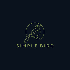 Creative Bird Logo Icon Vector Template