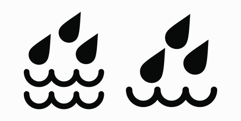 Blood Drop Icon isolated minimal single flat linear icon for application and info-graphic. Commercial line vector icon for websites and mobile minimalistic flat design.