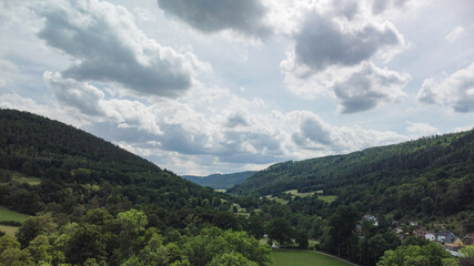 landscape with clouds