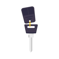 Car alarm icon flat isolated vector