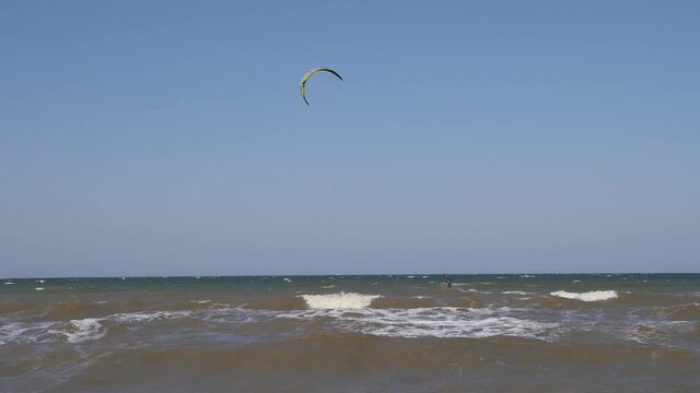 Kitesurfing, kiteboarding or kiting, a type of water sport.