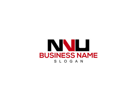 Letter NNU Logo Icon Vector Image Design For Company or Business