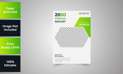 Annual Report Flyer Design Template