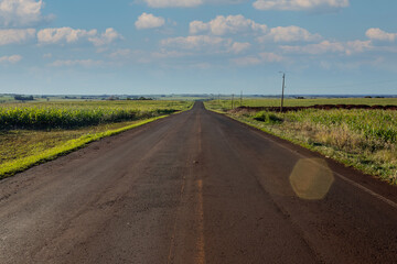 road in the countryside