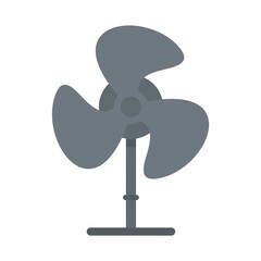 Naklejka na ściany i meble Home fan icon flat isolated vector