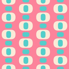 Rounded abstract seamless pattern - accent for any surfaces.