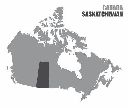 Canada Saskatchewan map