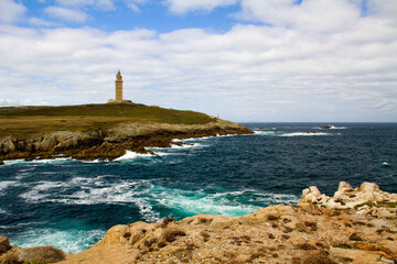 Lighthouse on the  Spanish northern coast