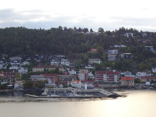 Fototapeta na wymiar Oslo Norway coastline