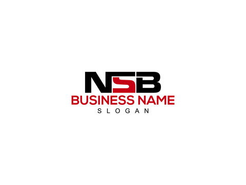 Letter NSB Logo Icon Vector Image Design For Company or Business