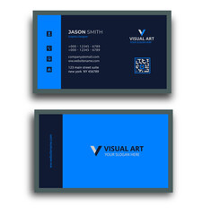 Simple Blue Business Card