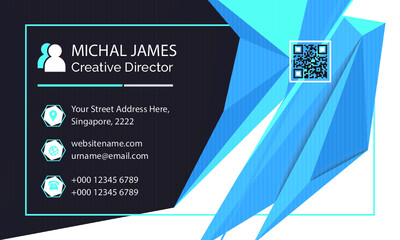 Blue Business Card