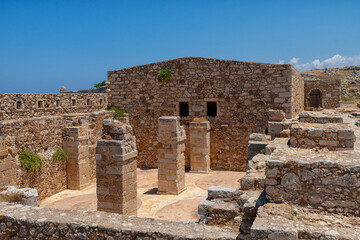 The Fortezza fortress in Rethymno on the Greek island of Crete