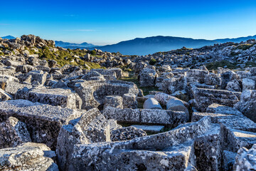 Ancient City of Cremna. It is in Çamlık Town, 10 km east of Bucak.