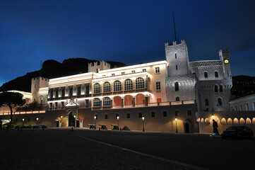 Fototapeta na wymiar Prince's palace at Monte Carlo Monaco