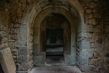 Fototapeta na wymiar door in the old church
