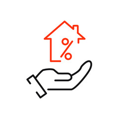 home loan icons symbol vector elements for infographic web