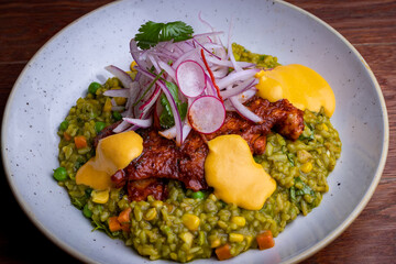 Peruvian rice and chicken