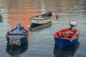 Obraz premium The old town and the harbor of Giovinazzo