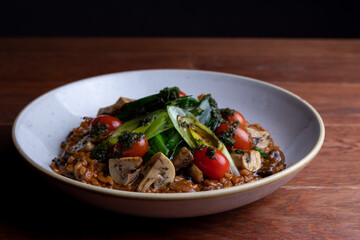 Rissoto Rice and roasted vegetables